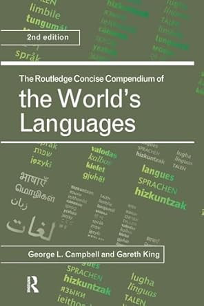 The Routledge Concise Compendium of the World's Languages