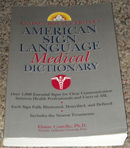 Random House Webster's American Sign Language Medical Dictionary