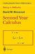 Second Year Calculus Second Year Calculus