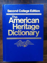 American Heritage Dictionary Second College Edition