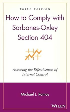 How to Comply with Sarbanes-Oxley Section 404