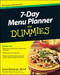 7-Day Menu Planner For Dummies