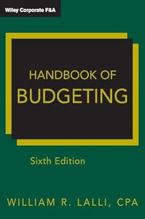 Handbook of Budgeting