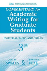 Commentary for Academic Writing for Graduate Students 3rd Ed.