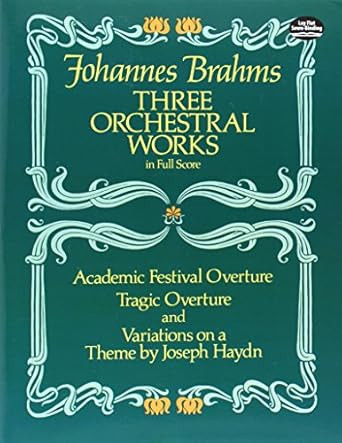 Three Orchestral Works in Full Score