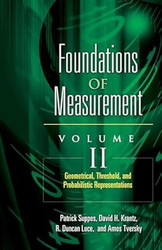 Foundations of Measurement Volume II