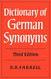 Dictionary of German Synonyms 3ed