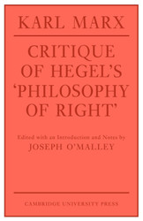 Critique of Hegel's 'Philosophy Of Right'
