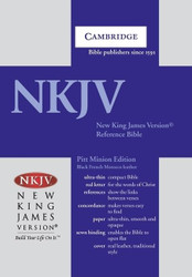 NKJV Pitt Minion Reference Bible Black Goatskin Leather