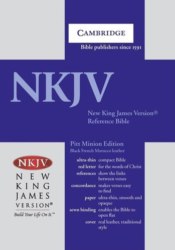 NKJV Pitt Minion Reference Bible Black Goatskin Leather