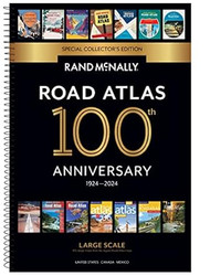 Rand McNally 2024 Large Scale Road Atlas 100th Anniversary
