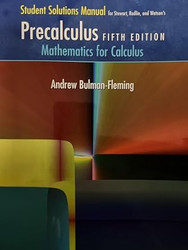 Student Solutions Manual for Stewart/Redlin/Watson's Precalculus