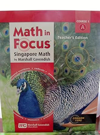 Math in Focus: Singapore Math: Teacher Edition Volume a Grade 6