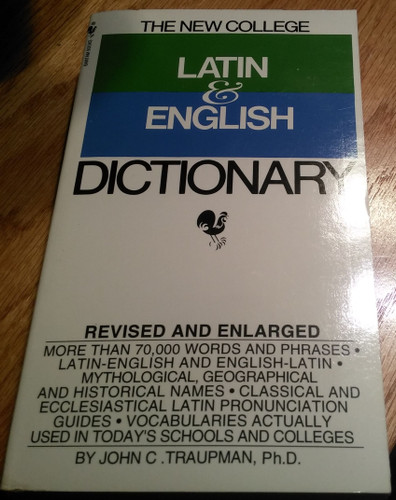 The Bantam New College Latin & English Dictionary