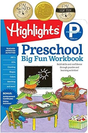 Preschool Big Fun Workbook