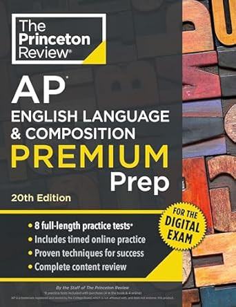 Princeton Review AP English Language & Composition Premium Prep