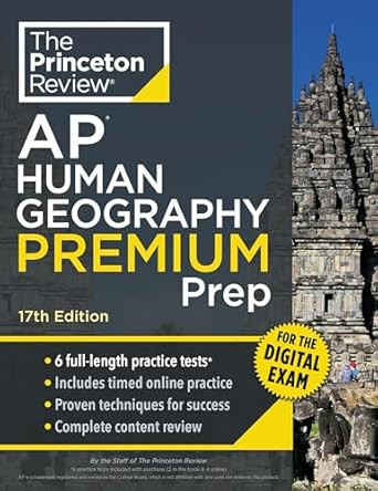 Princeton Review AP Human Geography Premium Prep