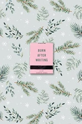 Burn After Writing (Winter Leaves)