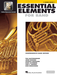 Essential Elements for Band F Horn Book 1 with EEi French