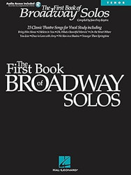 First Book of Broadway Solos Tenor Edition - Book/Online