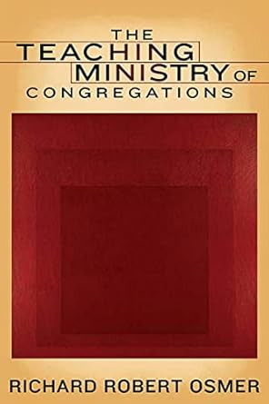 The Teaching Ministry of Congregations