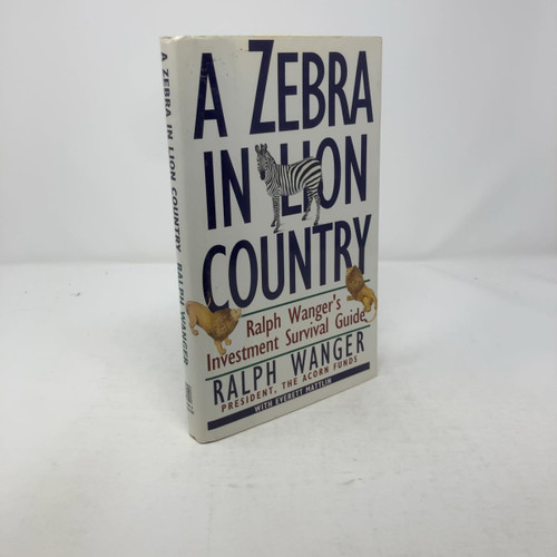 A Zebra in Lion Country