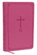NKJV Deluxe Gift Bible Leathersoft Pink Red Letter Comfort Print