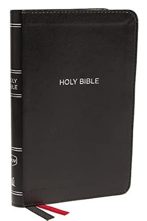 NKJV Thinline Bible Compact Leathersoft Black Red Letter Comfort NKJV Thinline Bible Compact Leathersoft Black Red Letter Comfort