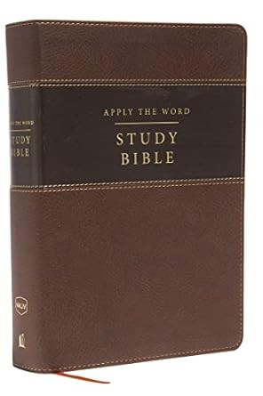 NKJV Apply the Word Study Bible Large Print Leathersoft