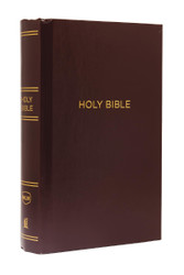 NKJV Pew Bible Large Print  Burgundy Red Letter Comfort Print