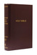 NKJV Pew Bible Large Print  Burgundy Red Letter Comfort Print
