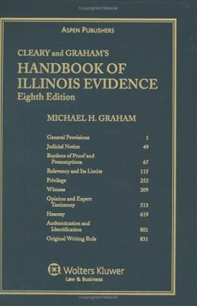 Handbook of Illinois Evidence