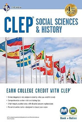 CLEP Social Sciences & History Book + Online 2nd Ed.