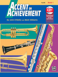 Accent on Achievement Book 1 Flute Book & CD