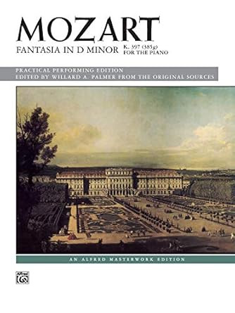Fantasia in D minor K. 397: Sheet