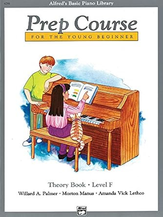Alfred's Basic Piano Prep Course Theory Bk F