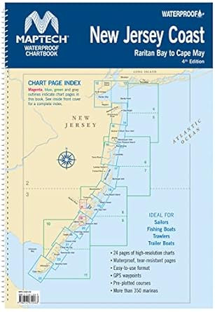New Jersey Coast. Raritan Bay to Cape May MAPTECH