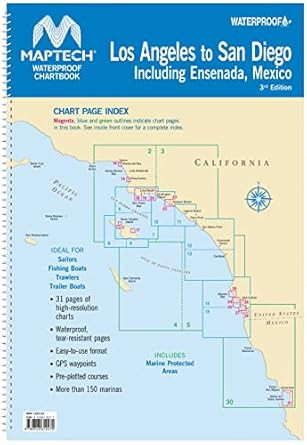 Los Angeles to San Diego including Ensenada Mexico MAPTECH