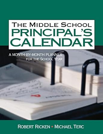 The Middle School Principal?s Calendar