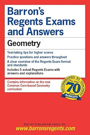 Barron's Regents Exams and Answers Geometry
