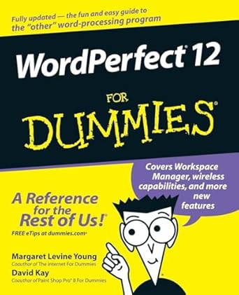 WordPerfect 12 For Dummies