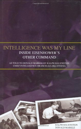 Intelligence Was My Line