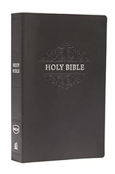 NKJV Holy Bible Soft Touch Edition Leathersoft Black Comfort Print