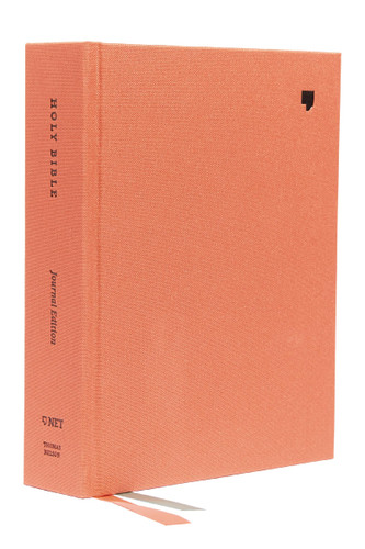 NET Bible Journal Edition Cloth over Board Coral Comfort Print