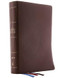 The NIV Open Bible Genuine Leather Brown Red Letter Comfort