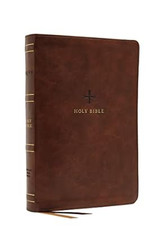 NRSV Catholic Bible Thinline Edition Leathersoft Brown Comfort