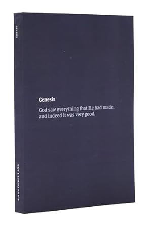 Bible Journal Genesis Comfort Print