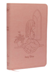 NRSVCE Precious Moments Bible Pink Leathersoft Comfort Print