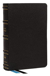 NKJV Compact Bible Maclaren Series Genuine Leather Black Comfort
