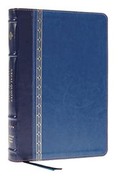 NRSVCE Great Quotes Catholic Bible Leathersoft Blue Comfort Print